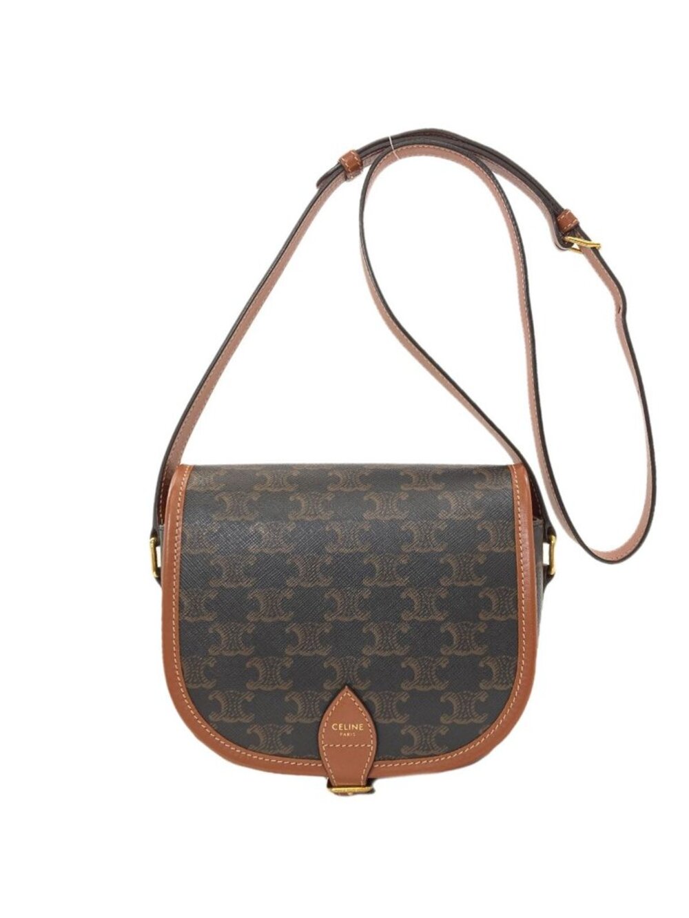 Celine Long Shoulder Triomphe Bag
